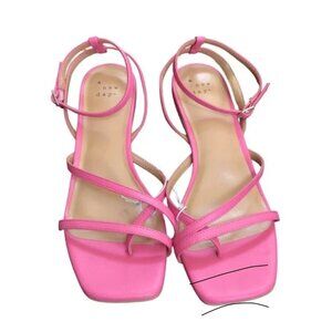 Women's Gisele Strappy Heels Pink Size 6.5 - a New Day Light New With Box